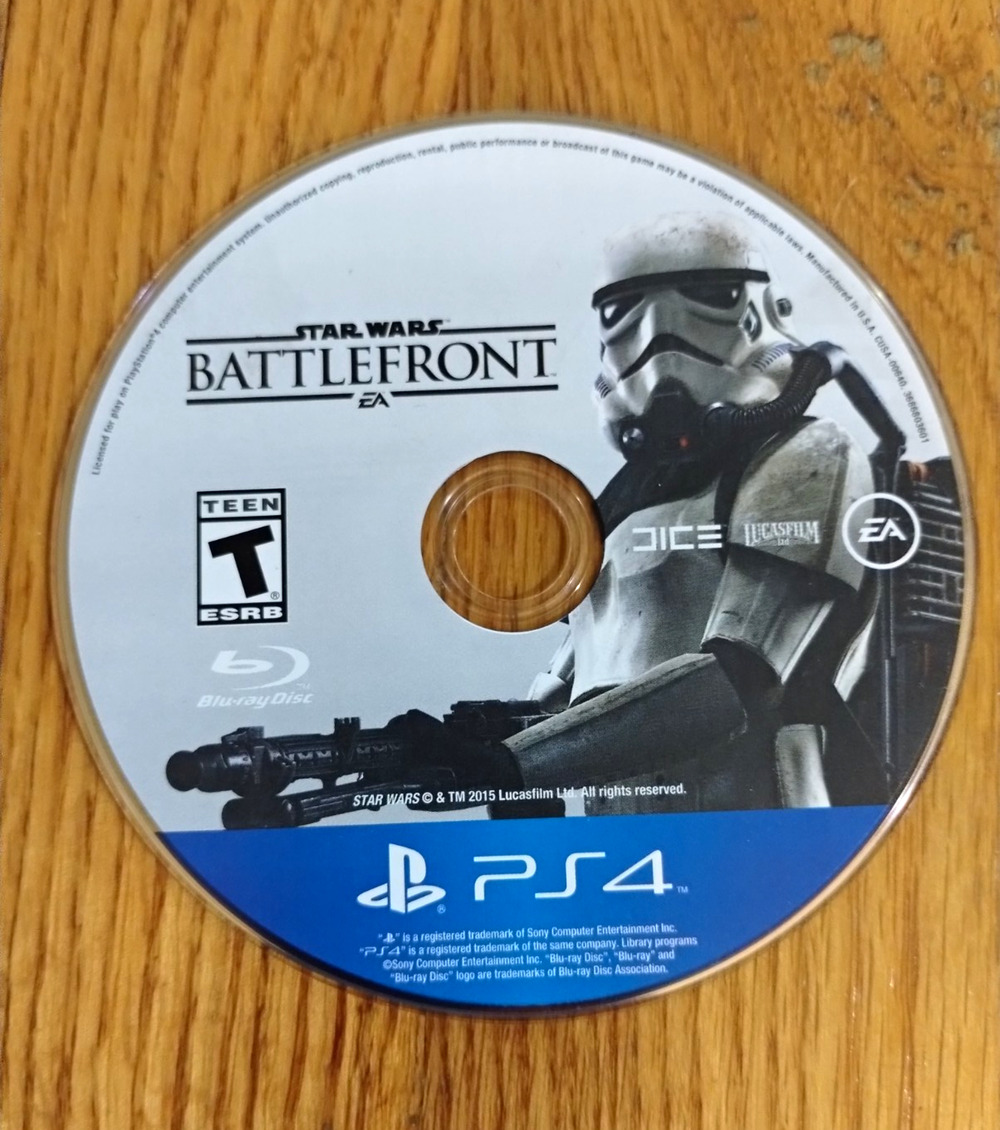 Star Wars Battlefront (PS4) EA 2015 Shooter Multiplayer NTSC-U/C Disc Only